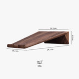 "Imperfect" laptop stand made of solid wood