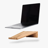 Solid wood laptop stand