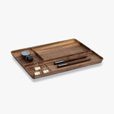 Wooden pen tray